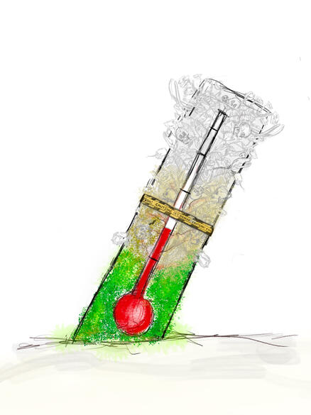 Extinction Thermometer